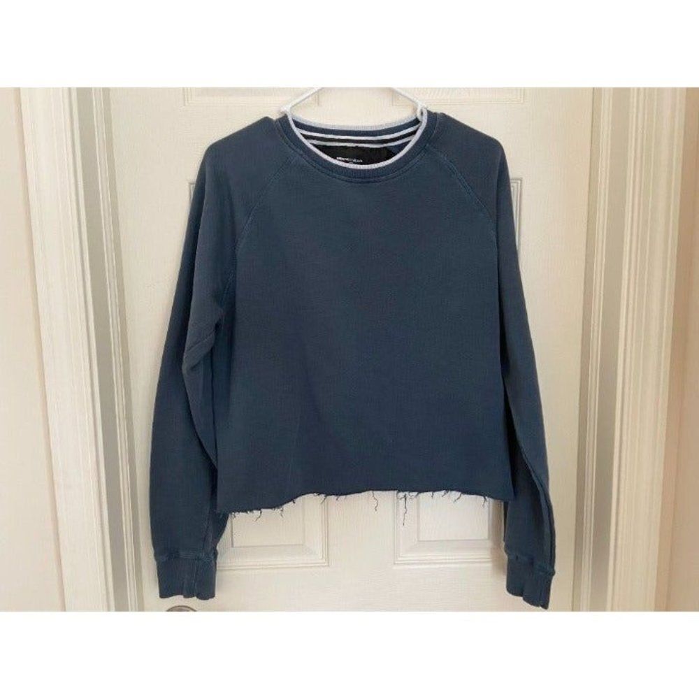 Paper Denim & Cloth Fleece Athletic Sweatshirt (Size L)